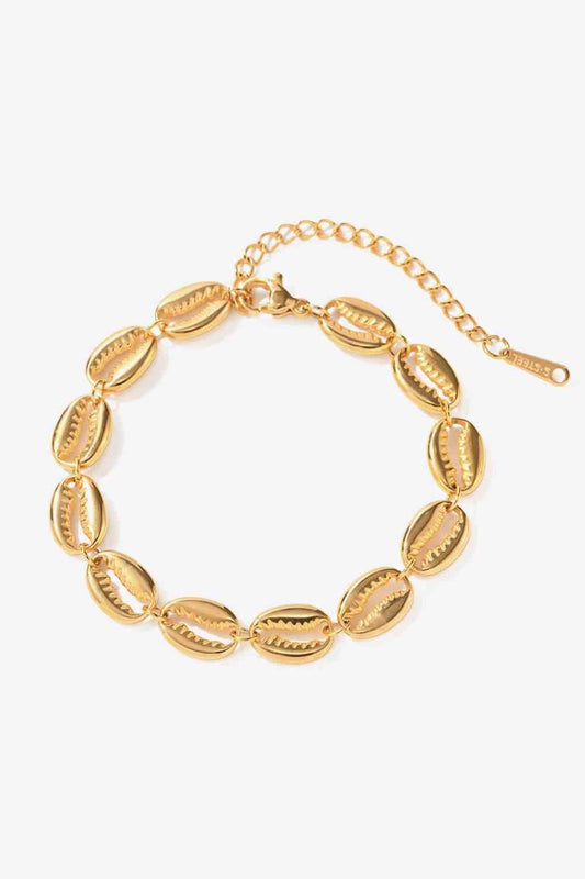 Gold Cowrie Bracelet
