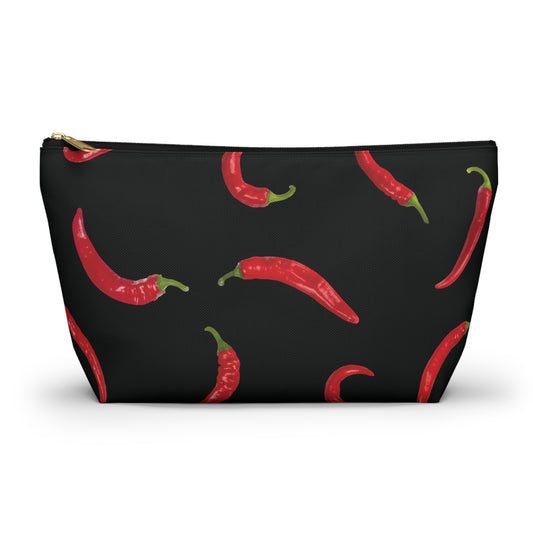 Red Chili Pepper Upright Accessory Pouch