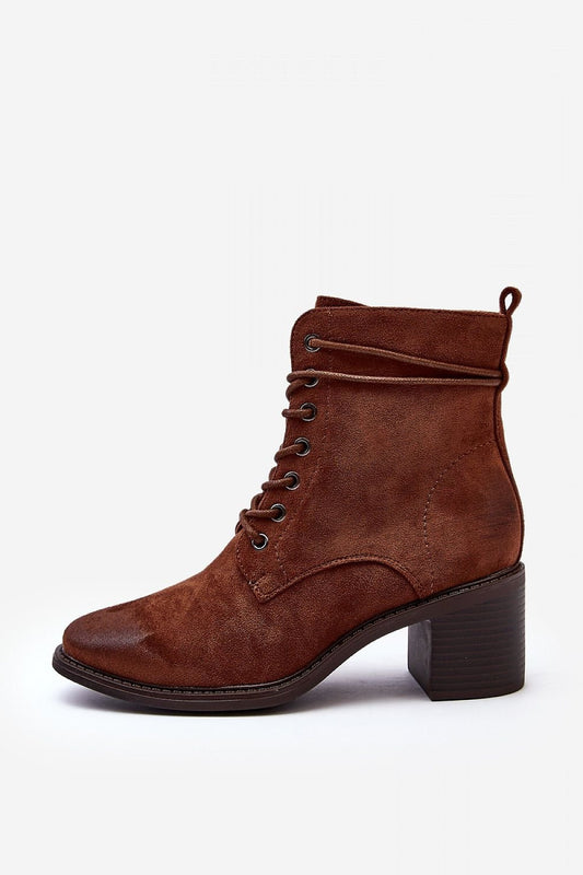 Fur-Lined Heel Boots