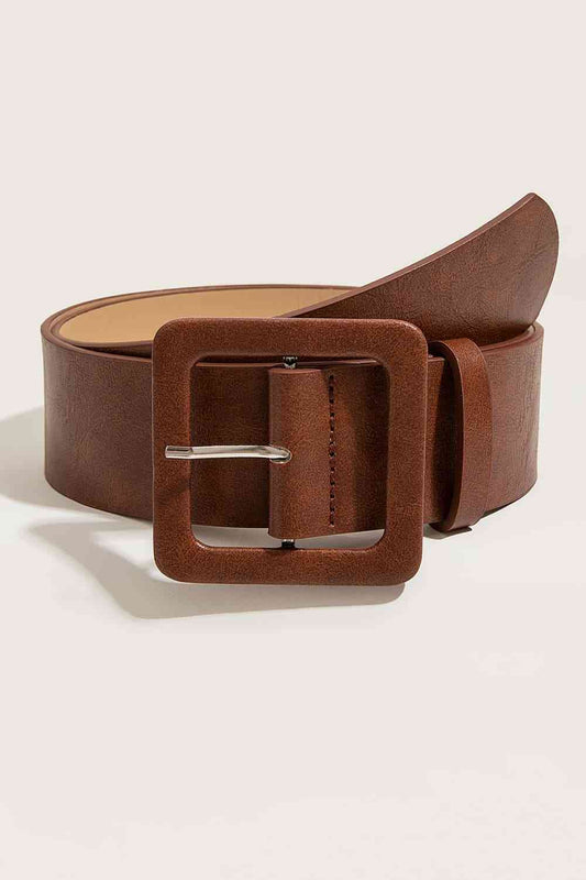 Basic Brown Monochromatic Belt
