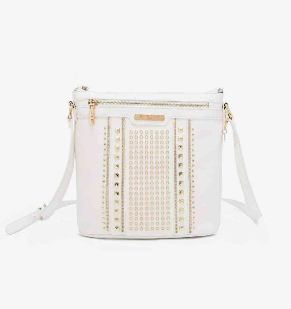 Nicole Lee Studded Crossbody Bag