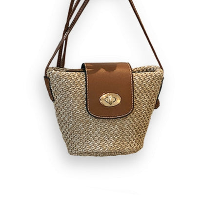 Woven Mini Crossbody Bag