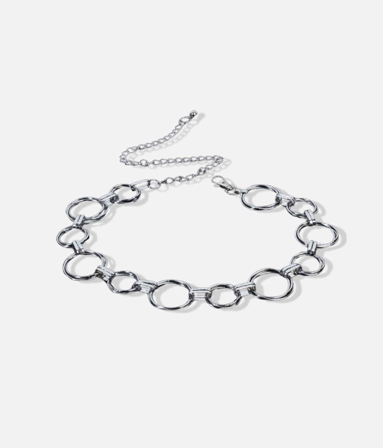 Twisted Circle Chain Belt