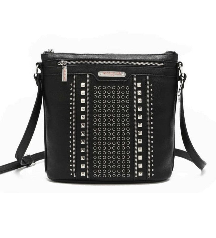 Nicole Lee Studded Crossbody Bag