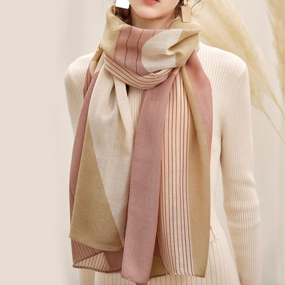 Modern Lines Pastel Scarf