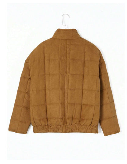 Box Stitch Tawny Coat