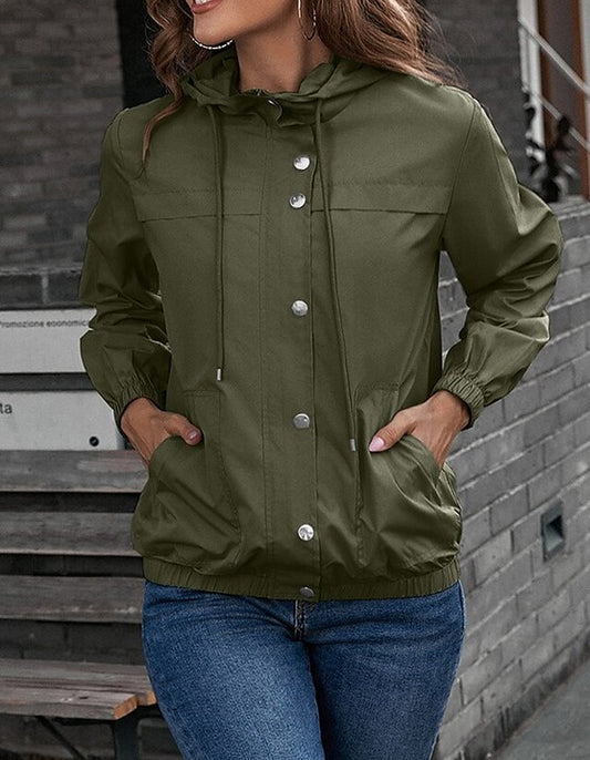 Lightweight Hooded Utility Jacket