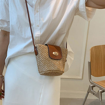 Woven Mini Crossbody Bag