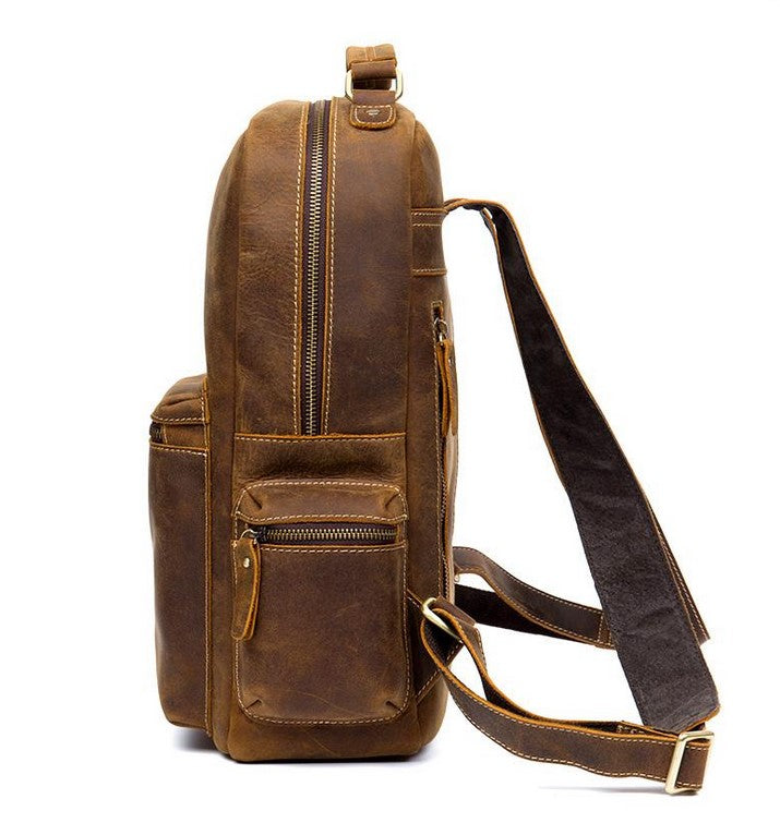 The Langley Genuine Leather Backpack