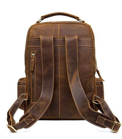 The Langley Genuine Leather Backpack