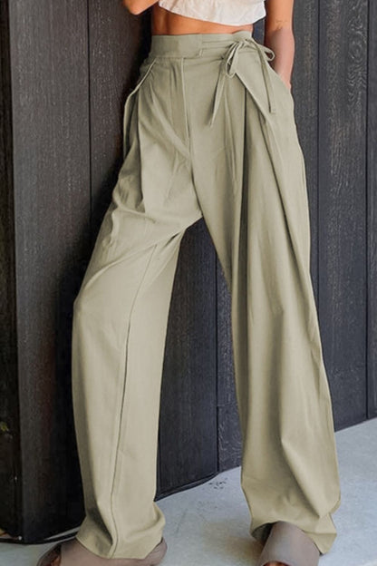 Side-Tie Petal Pants