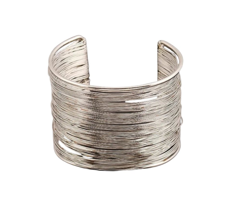 Stacked Wire Cuff Bracelet