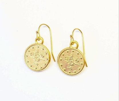 Turkish Coin Earrings by Mina Hassan