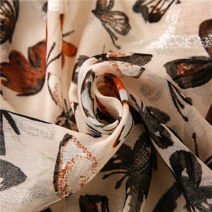 Vintage Style Butterfly Scarf