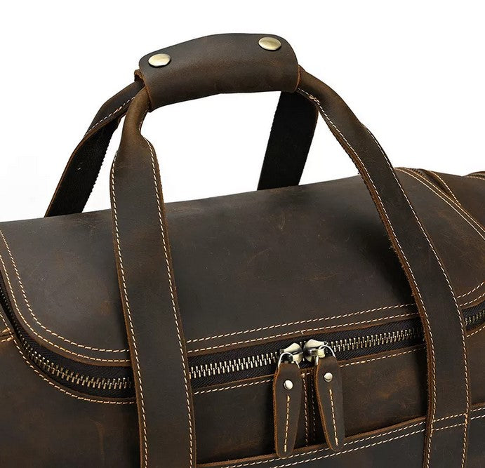 The Wainwright Genuine Leather Duffel Bag
