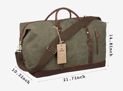 Vintage Style Carry-On Duffel by S-Zone