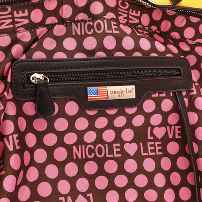 Nicole Lee 3-Piece Snake Print Handbag Set