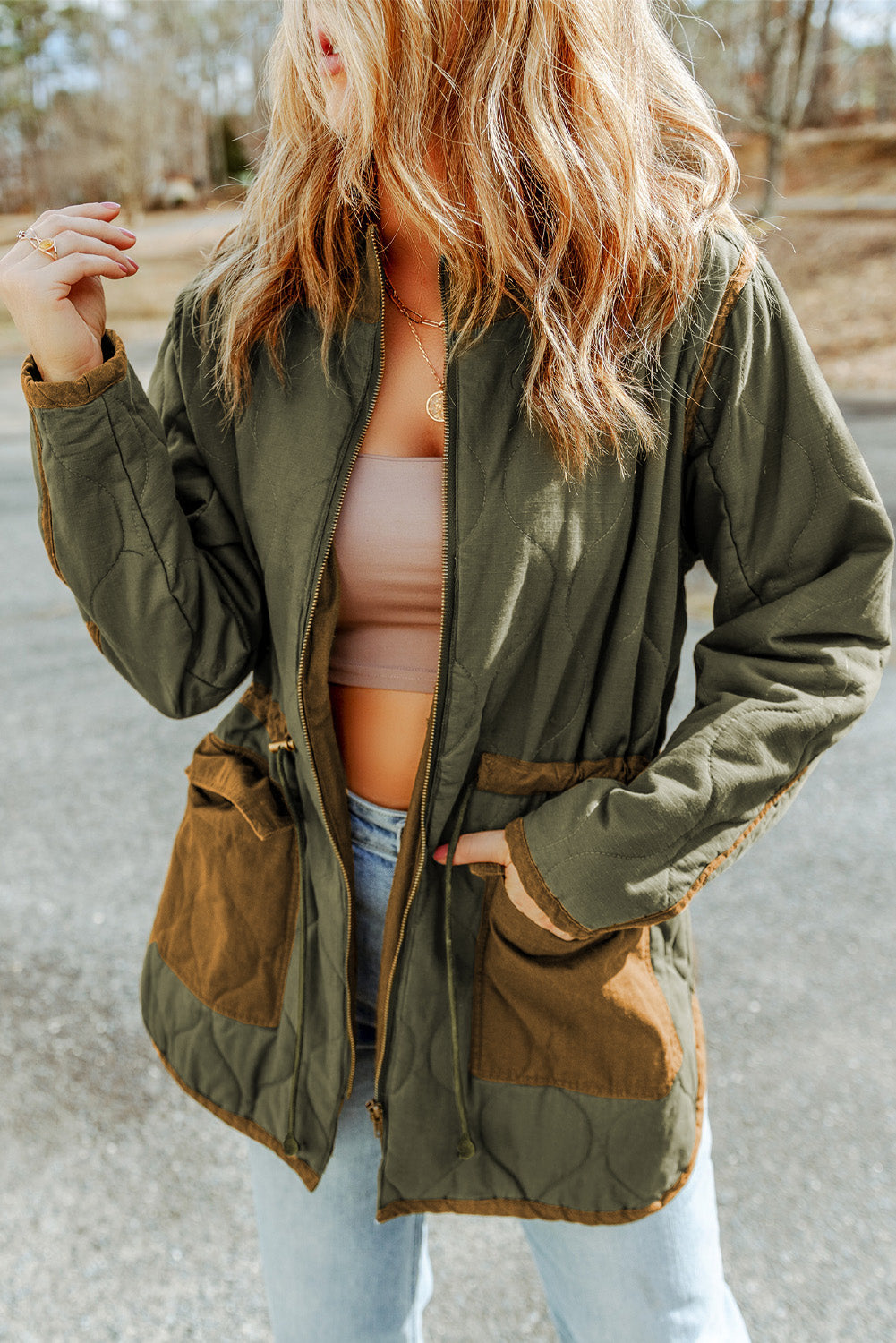 Two-Tone Camp Jacket