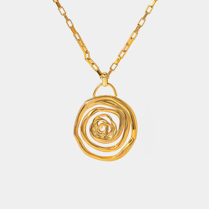 Spiral Pendant Necklace