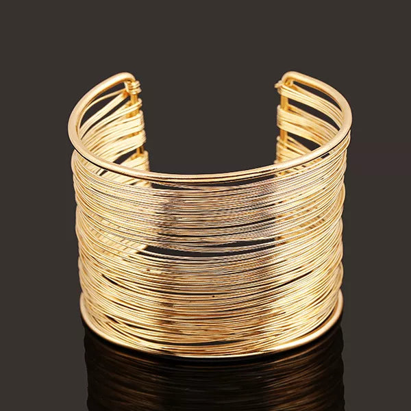 Stacked Wire Cuff Bracelet