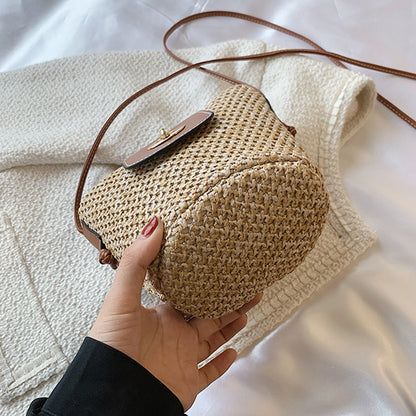 Woven Mini Crossbody Bag