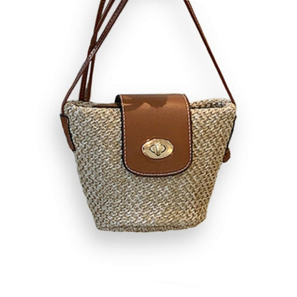 Woven Mini Crossbody Bag