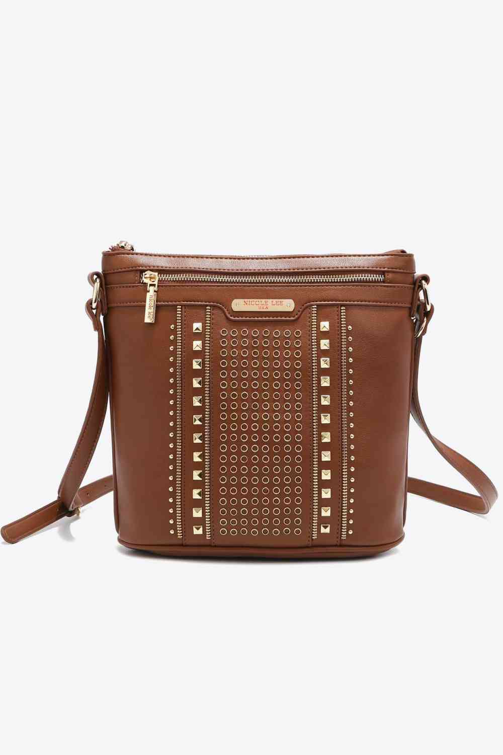 Nicole Lee Studded Crossbody Bag