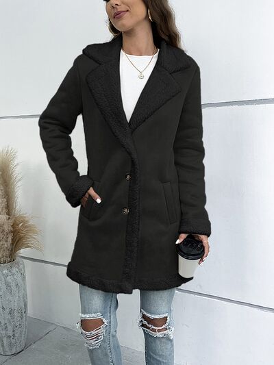 Sherpa Lined Vintage Style Coat