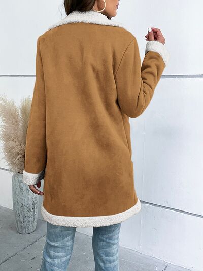 Sherpa Lined Vintage Style Coat