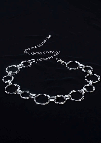 Twisted Circle Chain Belt