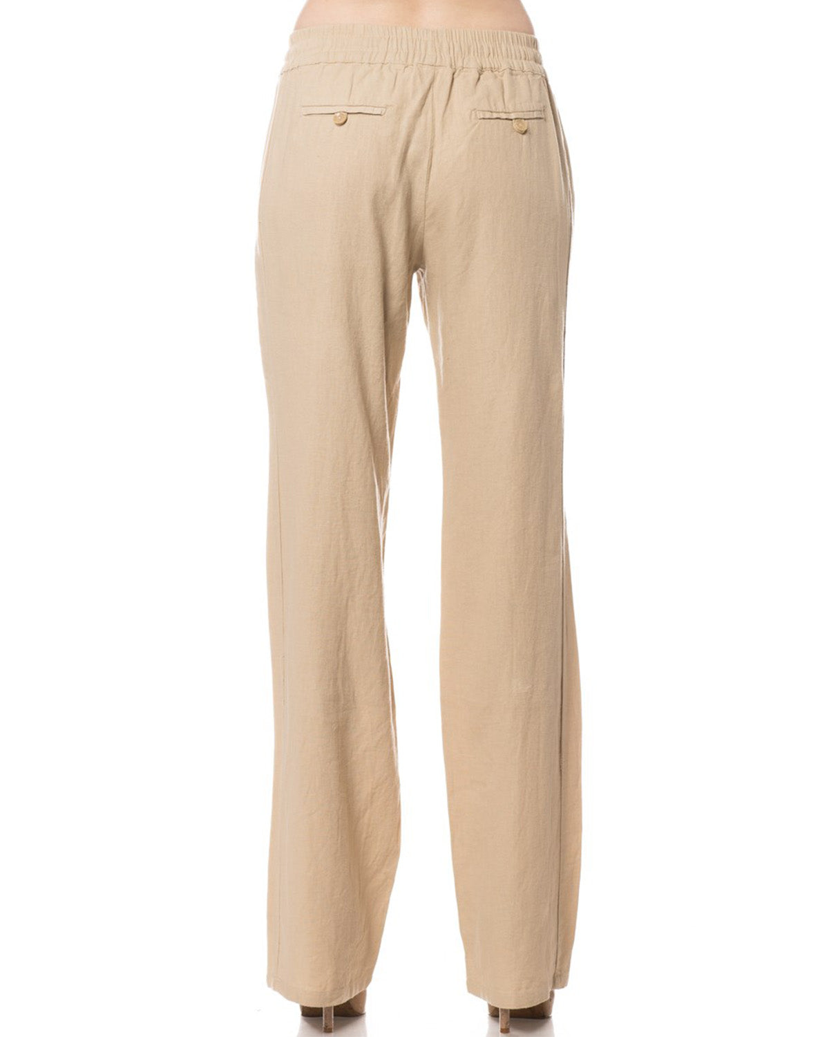 Drawstring Summer Pants in Sand