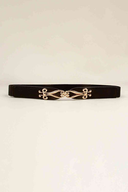 Gold Curls Elastic Belt