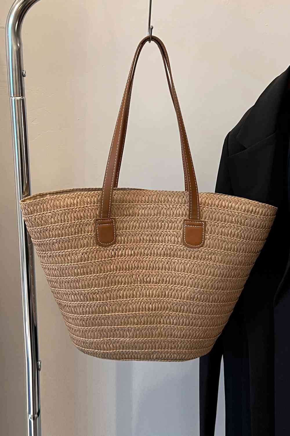 Classic Woven Straw Tote