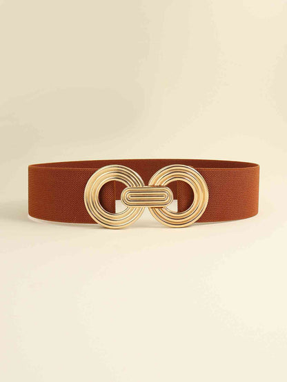 Art Deco Medallion Elastic Cinch Belt