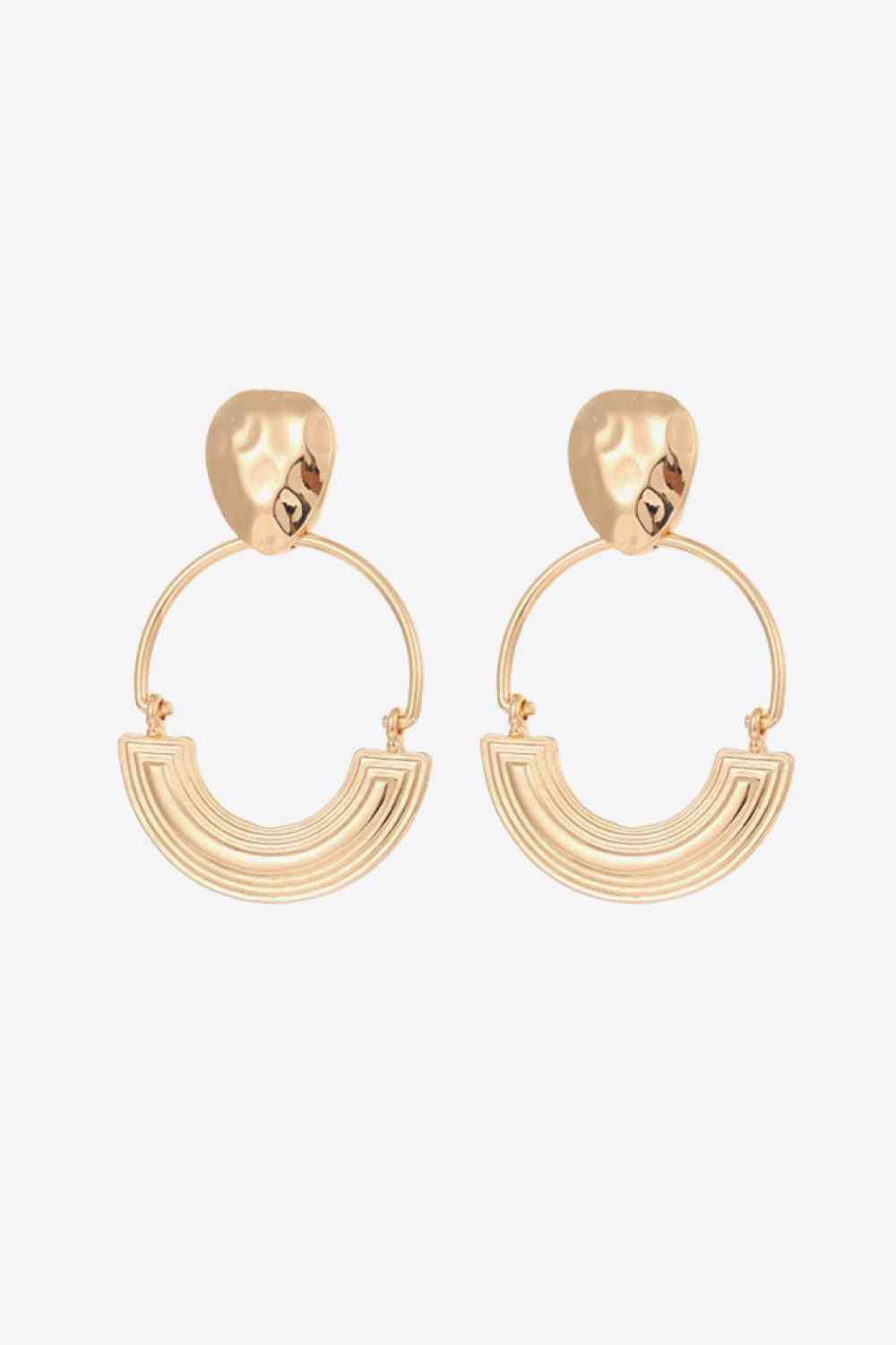 Half Moon Gold Earrings