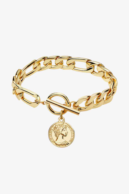 Roman Coin Toggle Bracelet