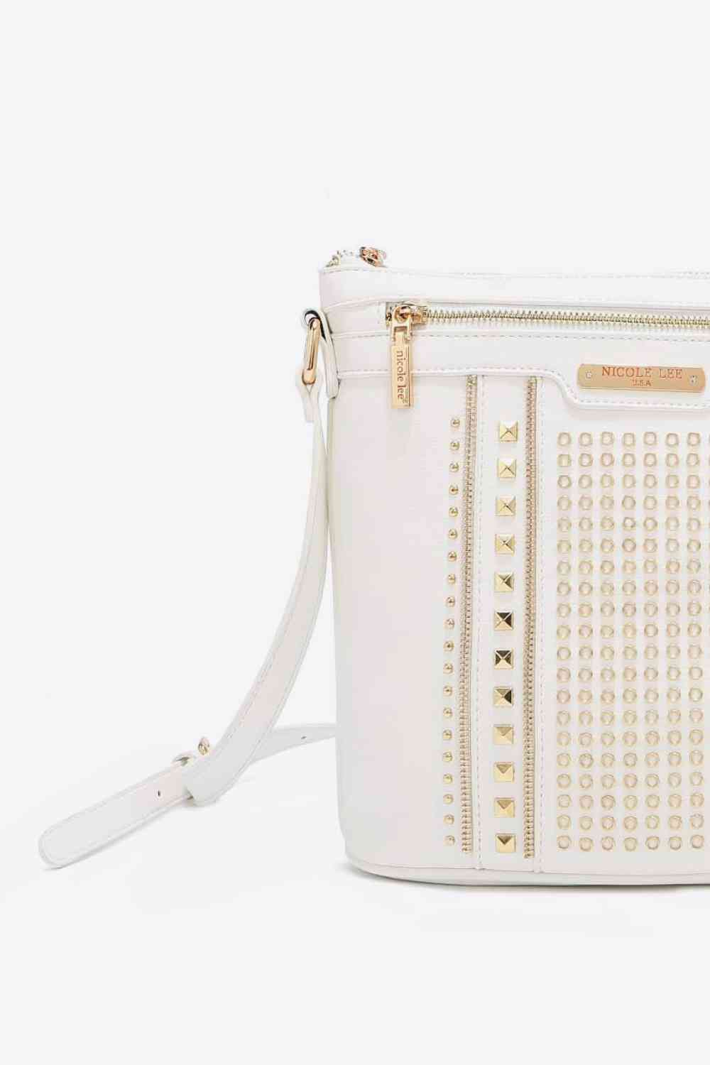 Nicole Lee Studded Crossbody Bag