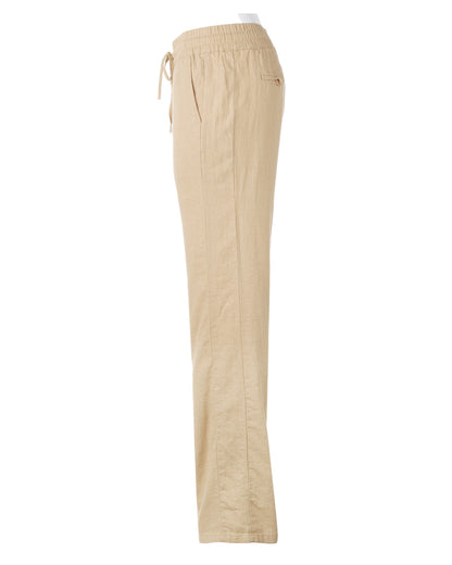 Drawstring Summer Pants in Sand