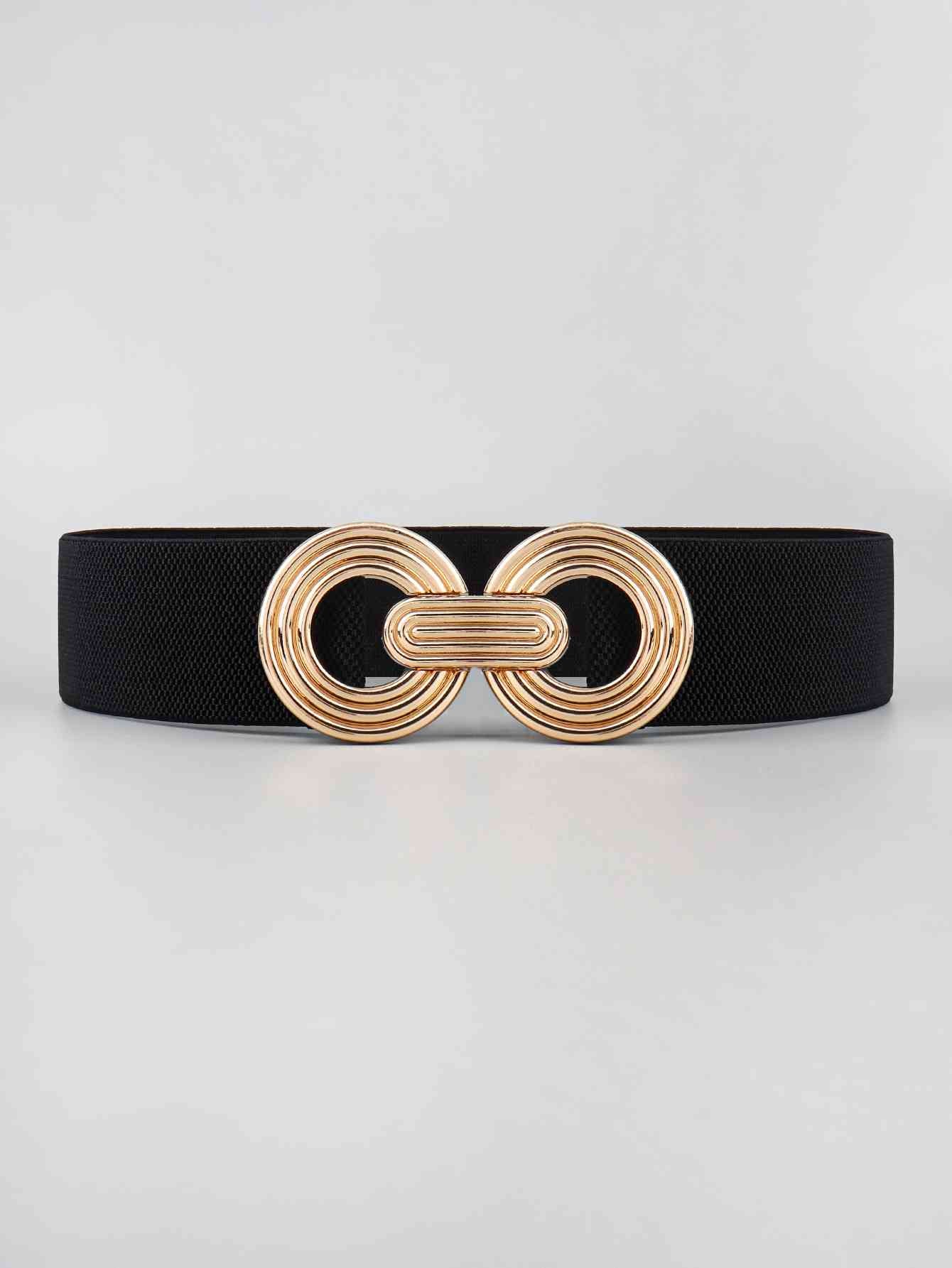Art Deco Medallion Elastic Cinch Belt