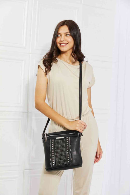 Nicole Lee Studded Crossbody Bag