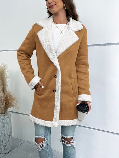 Sherpa Lined Vintage Style Coat